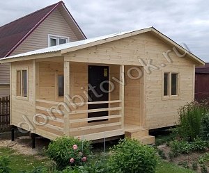 №14 Домик садовый с террасой, прихожей и двумя спальнями