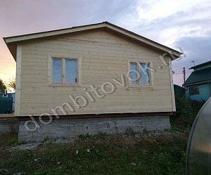 №15 Дачный дом с прихожей, двумя комнатами и кухней