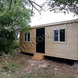 Бытовка распашонка на блоках