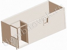 Фото хозблока деревянного крылечком 1х1м