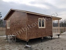 Дачный домик с верандой фото