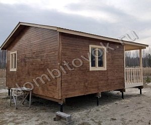 №5 Дачный домик трёхкомнатный с открытой верандой