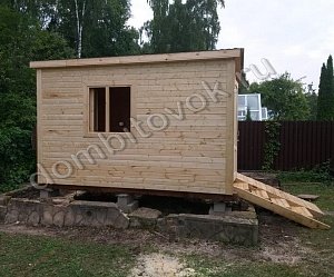 №28 Бытовка дачная с двумя хозблоками