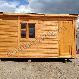 Бытовка стандарт с односкатной крышей 4,5х2,3м фото