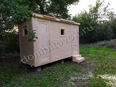 Фото хозблока с душем и туалетом