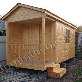 Фото бытовки с верандой