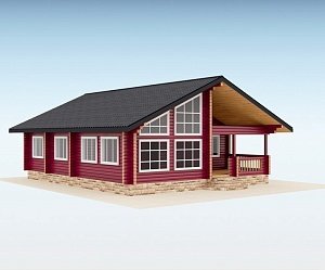 Дом из бруса "Rose"