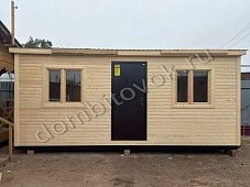 Фото бытовки строительной с тамбуром и двумя комнатами