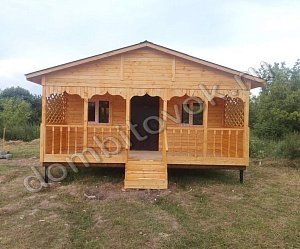 №1 Дачный домик с открытой верандой