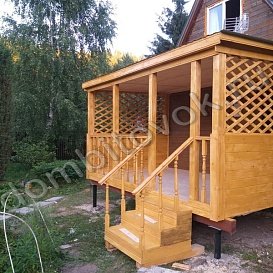 Фото веранды к дачному домику