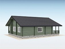 Дом из бруса "Wald"