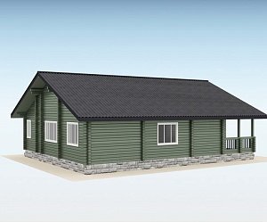 Дом из бруса "Wald"