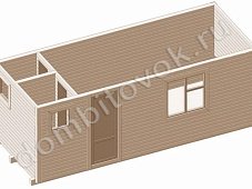 Мини домик с душем и туалетом фото