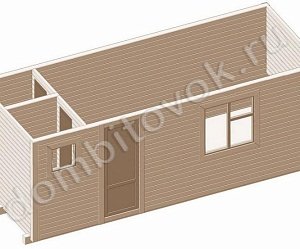 №18 Мини домик с душем и туалетом 