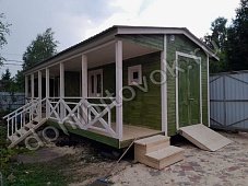 Веранда для бытовки фото