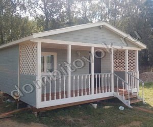 №1 Дачный домик с открытой верандой
