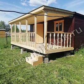 Фото веранды пристроенной к бытовки