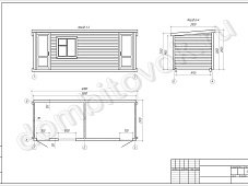 Фото хозблока с двумя отдельными помещениями