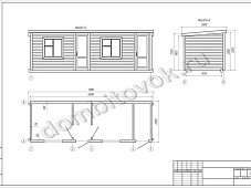 Фото бытовки распашонка с перегородками и хоз.помещением 1х2 метра