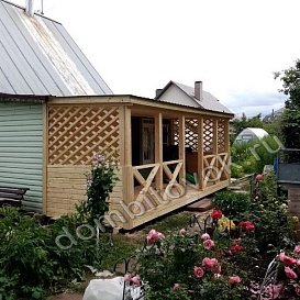 Веранда к дому фото