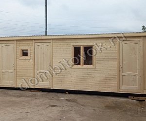 №9 Хозблок трёхсекционный для дачи