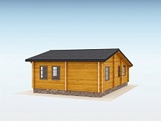 Дом из бруса "Schatz"