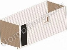 Фото хозблока с металлической дверью