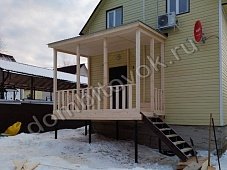 Веранда для бытовки фото