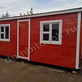 Бытовка 6х2,3 с односкатной крышей фото