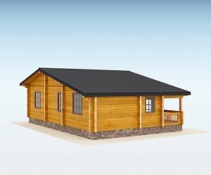 Дом из бруса "Schatz"