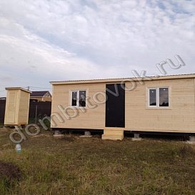 Бытовка 7 на 2,3 метра с односкатной крышей с доставкой и установкой за 1 день