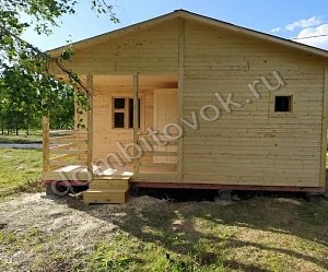 №3 Дачный домик с верандой и двумя комнатами