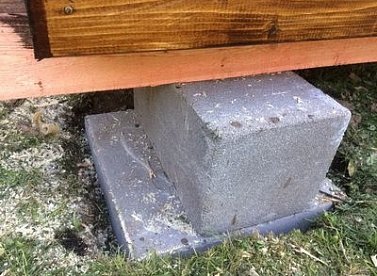 №5 Углубление плит под блоки с выравниванием по уровню