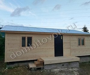 №10 Садовый одноэтажный домик с тамбуром и двумя спальнями