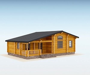 Дом из бруса "Schatz"