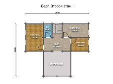 Дом из бруса "Berg"