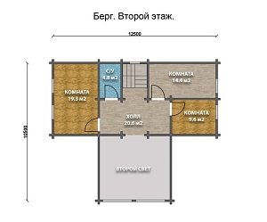 Дом из бруса "Berg"