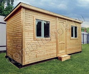 №3 Бытовка дачная распашонка с перегородками (утепленная)