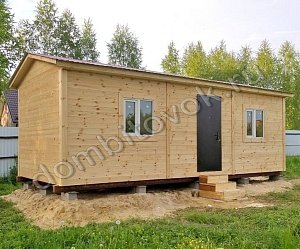 №7 Бытовка дачная с двумя отдельными помещениями (утепленная)