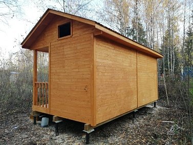 №29 Двухскатная крыша по ширине бытовки