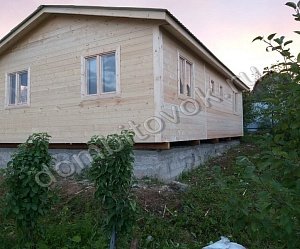 №15 Дачный дом с прихожей, двумя комнатами и кухней