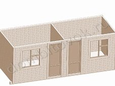 Бытовки дачные двухкомнатные с двумя окнами фото