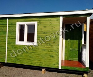 №4 Хозблок для дачи с крыльцом 1х1 метр