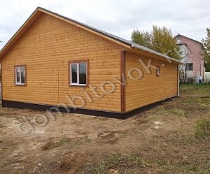 №15 Дачный дом с прихожей, двумя комнатами и кухней