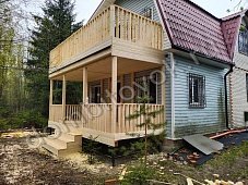 Веранда для бытовки фото