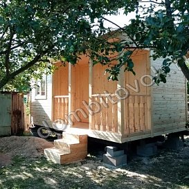 Бытовка в виде домика 5х3м фото