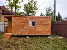 Фото бытовки утепленной с крыльцом 1х1м
