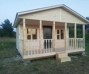 №1 Дачный домик с открытой верандой