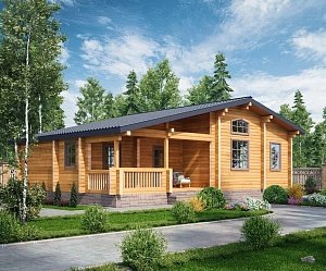 Дом из бруса "Schatz"