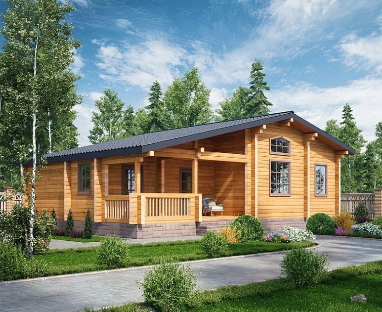 Дом из бруса "Schatz"